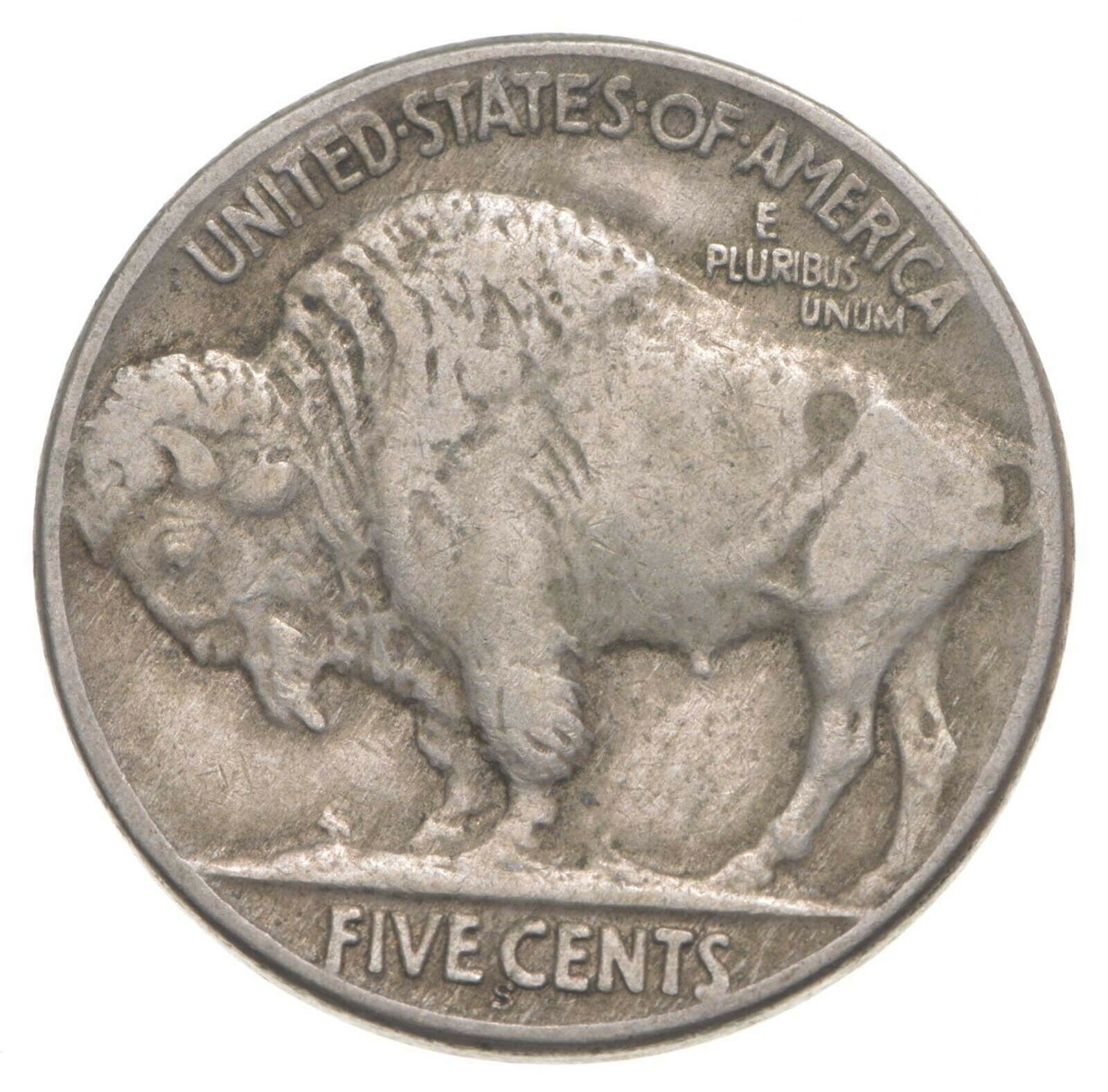 1927-S-5c-Buffalo-Nickel-#8